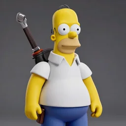 homer simpson in destiny 2, highly detailed, extremely high quality, hd, 4 k, 8 k, canon 3 0 0 mm, professional photographer, 4 0 mp, lifelike, top - rated, award winning, realistic, detailed lighting, detailed shadows, sharp, no blur, edited, corrected, trending