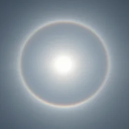 a photograph of the phenomenon sun dog in the sky