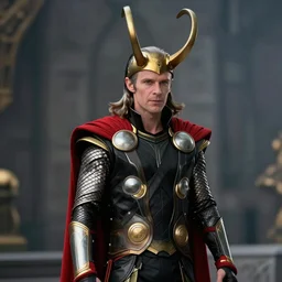 film still of David Bowie as Loki in Thor, 4k