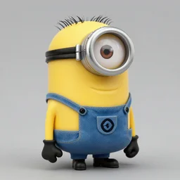 a taxidermized minion