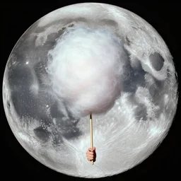 candyfloss on the moon