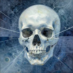 adjustment of temporal matrix, broken fractured ethereally desolate soul expansion address, 9 0 % completed unexplainable artwork in grand color schemes, cold colors, cold biome with medium temperature eternally present planck length 3 9 5 th dimension of your reasoning view