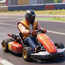 mortal kombat 1 1 kart, race, action screenshot, realistic animation