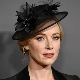 photo of a gorgeous Gillian Anderson wearing a 1920s hat by Mario Testino, detailed, head shot, award winning, Sony a7R