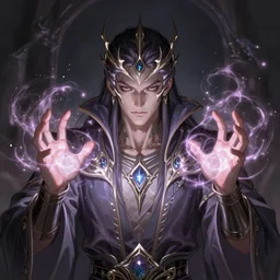 a powerful mage man unleashing magic powers, symmetrical facial features, intricate, elegant, digital painting, concept art, illustration, smooth, sharp focus, finely detailed, in the style of artgerm and greg rutkowski and william adolfe bouguerea,