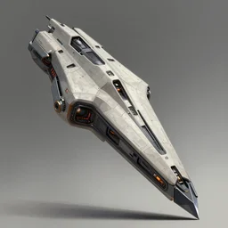render of huge futuristic spaceship in the shape of a chisel, by Ian McQue, Rutkowski, Lee madgwick and Hubert robert, blade runner style, highly detailed, scifi, digital painting, artstation, concept art, smooth, sharp foccus ilustration, Artstation HQ