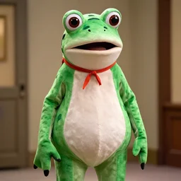 photo of michael scott in a frog costume