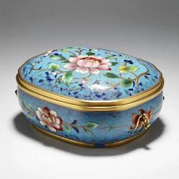 a jewlery box cloisonne