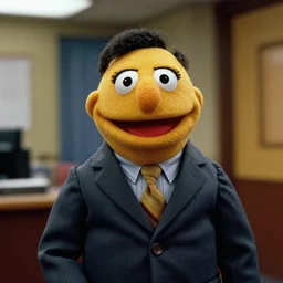 85mm of Muppet Michael Scott from The Office shot on 35mm film