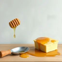 painted with butter and honey,