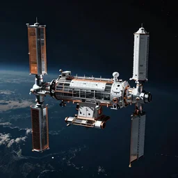 space station on the coast, 8 k, photoreaslistic, cinematic lighting, high detail, dark atmosphere