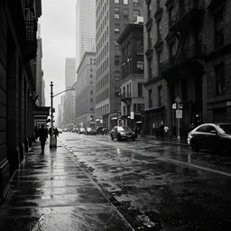 rainy new York daydream, by Saul Leiter, by Ernst Haas