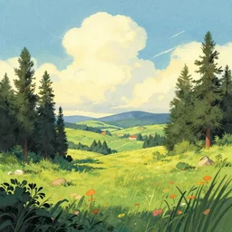 a landscape, artwork by skottie young