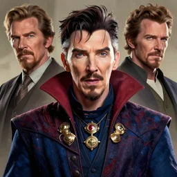 a highly detailed valorant portrait of stephen strange, james gurney, james jean