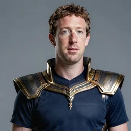 if Mark Zuckerberg was Thanos, cinematic, epic, cool, photo realistic, 4k, high detail