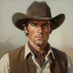 close portrait of lee van cleef as a mean cowboy in pale rider ( 1 9 8 5 ). oil painting elegant, highly detailed, centered, digital painting, artstation, concept art, smooth, sharp focus, illustration, artgerm, tomasz alen kopera, peter mohrbacher, donato giancola, joseph christian leyendecker, drew struzan