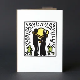 Wedding card by Keith Haring -6