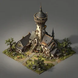 Rimworld 2 concept art isometric perspective, by Cedric Peyravernay, highly detailed, excellent composition, cinematic concept art, dramatic lighting, trending on ArtStation