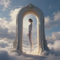 The boundless heaven will fill our fading light. The first gate will provide the voice of digital-Euphoria. trance art project, virtual self, 4k detailed artstation