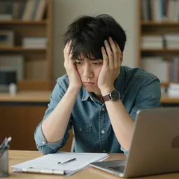 a person trying figure out what's going on