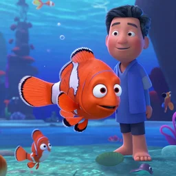 xi jingping in pixar's finding nemo, movie screenshots