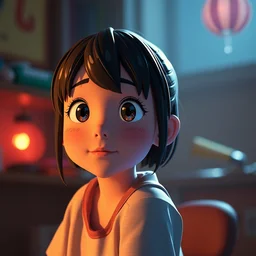 anime, disney, pixar, 8 k, hd, dof, kodak film, volumetric lighting, subsurface! scattering!, iridescent!, photorealistic, octane render
