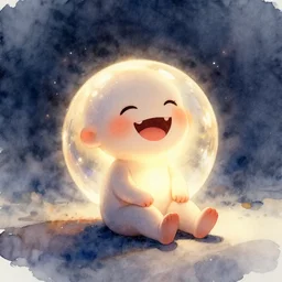 a beautiful watercolor painting of a the small ball of joyous light that sits in the centre of my soul, digital painting, artstation, concept art, smooth, sharp focus, dynamic lighting, ultrarealistic, cinematic, octane render, 8 k