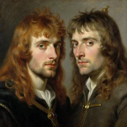 arthur pendragon and merlin. close up of their faces. natural lighting. highly detailed painting by gaston bussiere, j. c. leyendecker 8 k