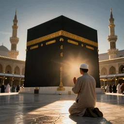 geert on his knees praying to mecca, Qiblah