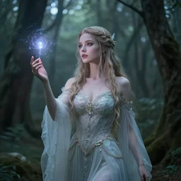 enchantress mystical, forest, magic