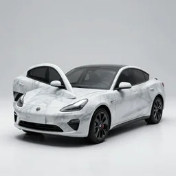 a hybrid between a marble and a car