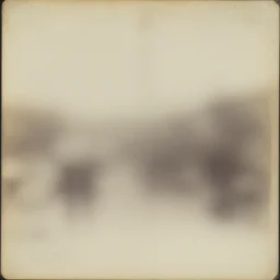 - photograph from the 1700s, faded, blurry, faded, blurry, faded, blurry, unclear subject, first ever photograph