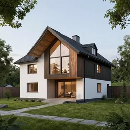 High-tech house in Iglino