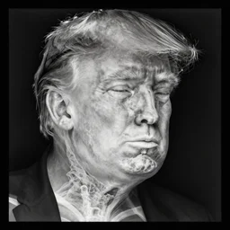 x ray of donald trump, award winning