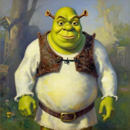 shrek painting by Picasso