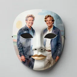 anonymous mask by greg rutkowski and thomas kinkade, trending on artstation