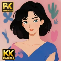 4k animation concept of beautiful alternative girl. Matisse. ArtStation, CGSociety, Unreal Engine