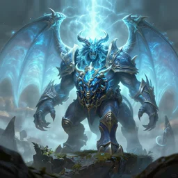 mount epic vile fiend screenshot world of warcraft mounts worldboss bioluminecant light concept sketch art and by feng zhu alena aenami artworks in 4 k beeple, by thomas kinkade heartstone overwatch blizzard 3 d rtx hdr