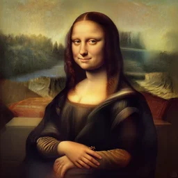 portrait of a long - haired woman with a small pinecone sitting upon a table with heightened detail, poised, intense emotion, detailed facial expression, detailed surroundings, intricate, elegant, highly detailed, centered, digital painting, artstation, concept art, smooth, sharp focus, illustration, by ( leonardo da vinci ), wlop