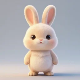 portrait character design a young cute fluffy rabbit character, style of maple story and zootopia, 3 d animation demo reel, portrait studio lighting by jessica rossier and brian froud and gaston bussiere