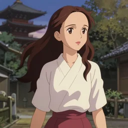 natalie portman in a slice of life anime fantasy illustration by tomoyuki yamasaki, kyoto studio, madhouse, ufotable, square enix, cinematic lighting, trending on artstation - n 4