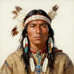 ultra realistic portrait painting of a native american, art by frank frazetta, vintage levi ’ s ad, stormy weather, dark vibes, 4 k, ultra realistic, highly detailed, epic lighting