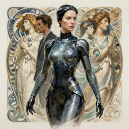 trinity from the matrix, intricate, elegant, highly detailed, digital painting, artstation, concept art, smooth, sharp focus, illustration, art by artgerm and greg rutkowski and alphonse mucha and william - adolphe bouguereau