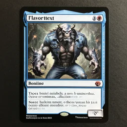 mint condition flavortext summon creature banding magic the gathering rare card card mtg mtg Minotaur wearing Denim Jeans MTG Card Greg Rutkowski ismail inceoglu craig j. spearing bastien grivet james gilleard barnett newman