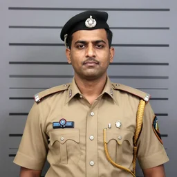 a police mugshot of carlton shanahan in india