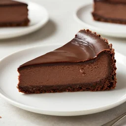 the most delicious double fudge chocolate cheesecake in the world