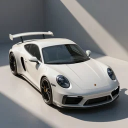 generative design porsche shape structure, bioceramic style