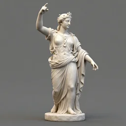 illustrated portrait of an ancient statue, octane render, vray, dynamic pose, detailed, matte print, grainy light, ( ( dot shaded ) ), risograph, high contrast, screen print