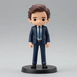 jean luc melenchon figurine, detailed, product photography