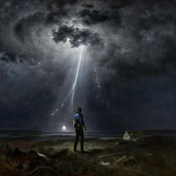 Storm from the X-Men by William Adolphe Bouguereau